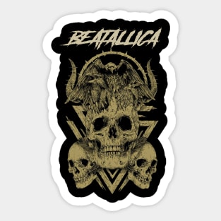 BEATALLICA BAND MERCHANDISE Sticker